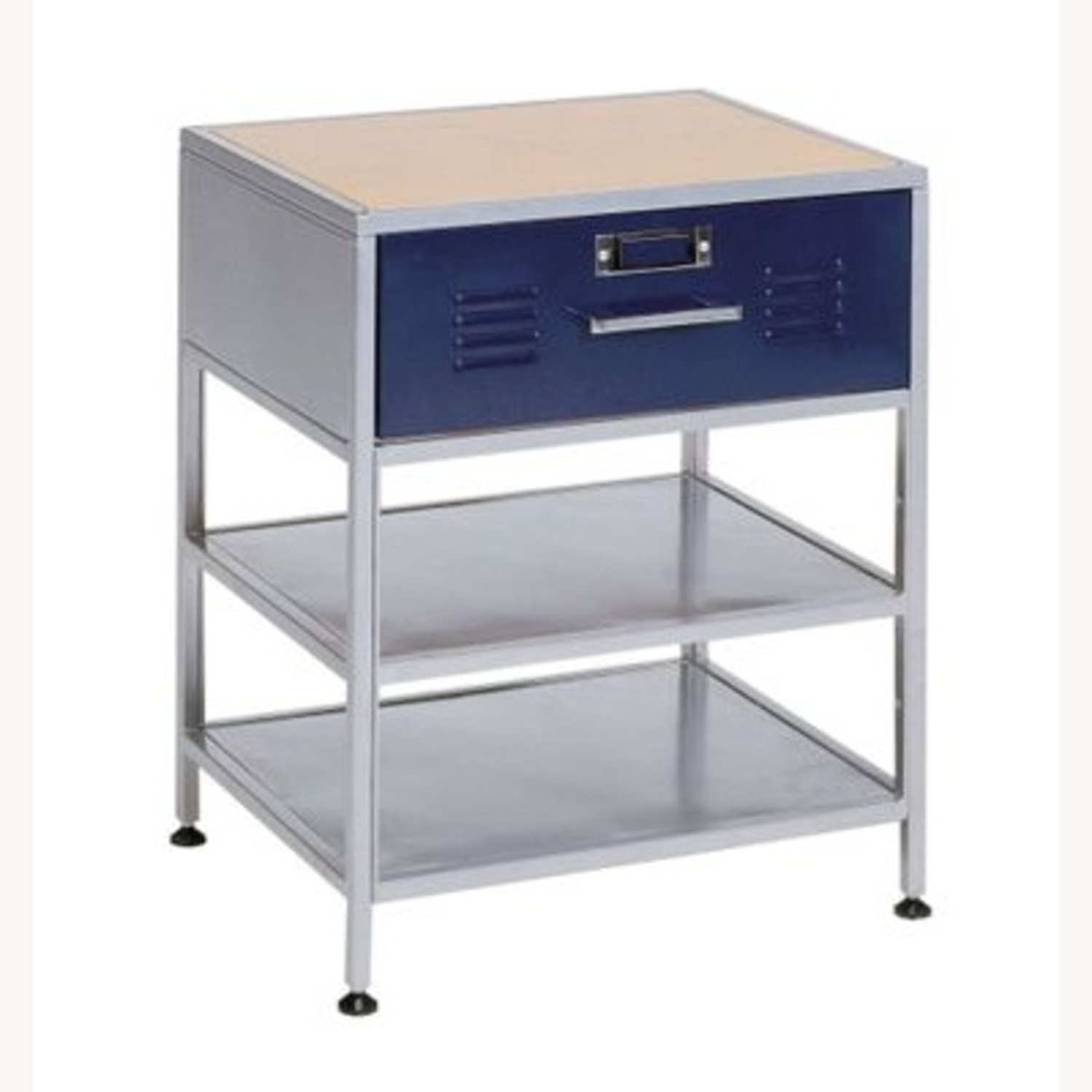 Pb Teen Locker Blue Metal Nightstand - image-12