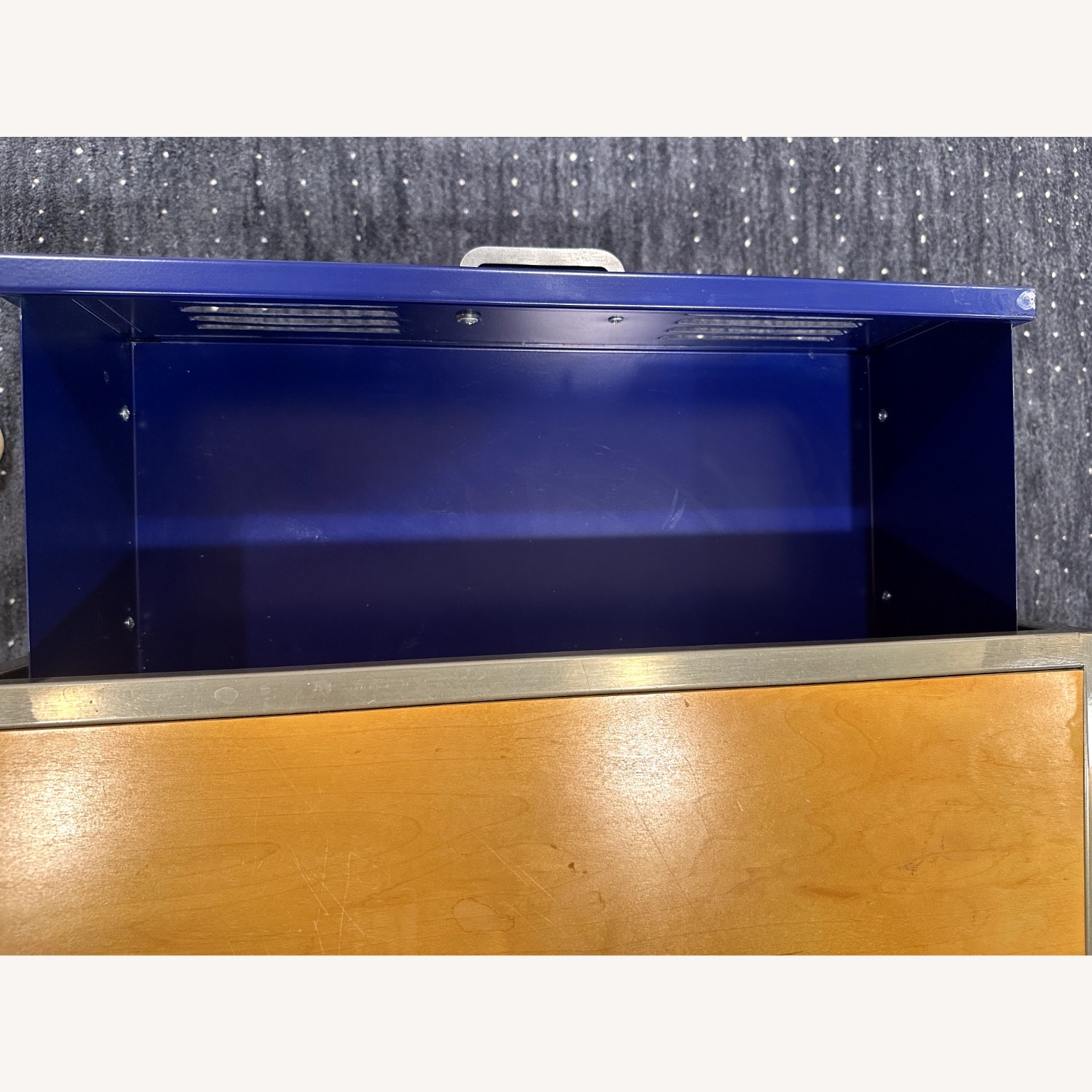 Pb Teen Locker Blue Metal Nightstand - image-10