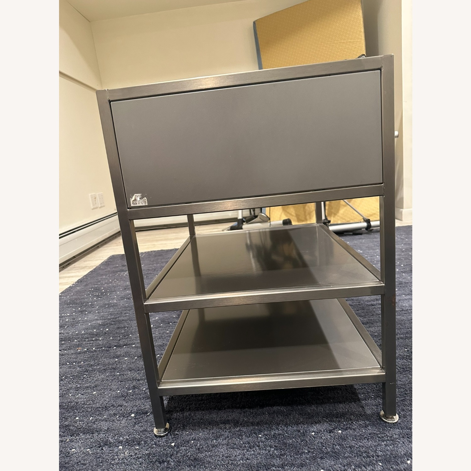Pb Teen Locker Blue Metal Nightstand - image-4