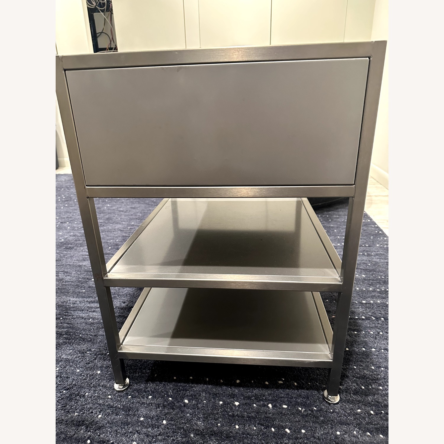 Pb Teen Locker Blue Metal Nightstand - image-3