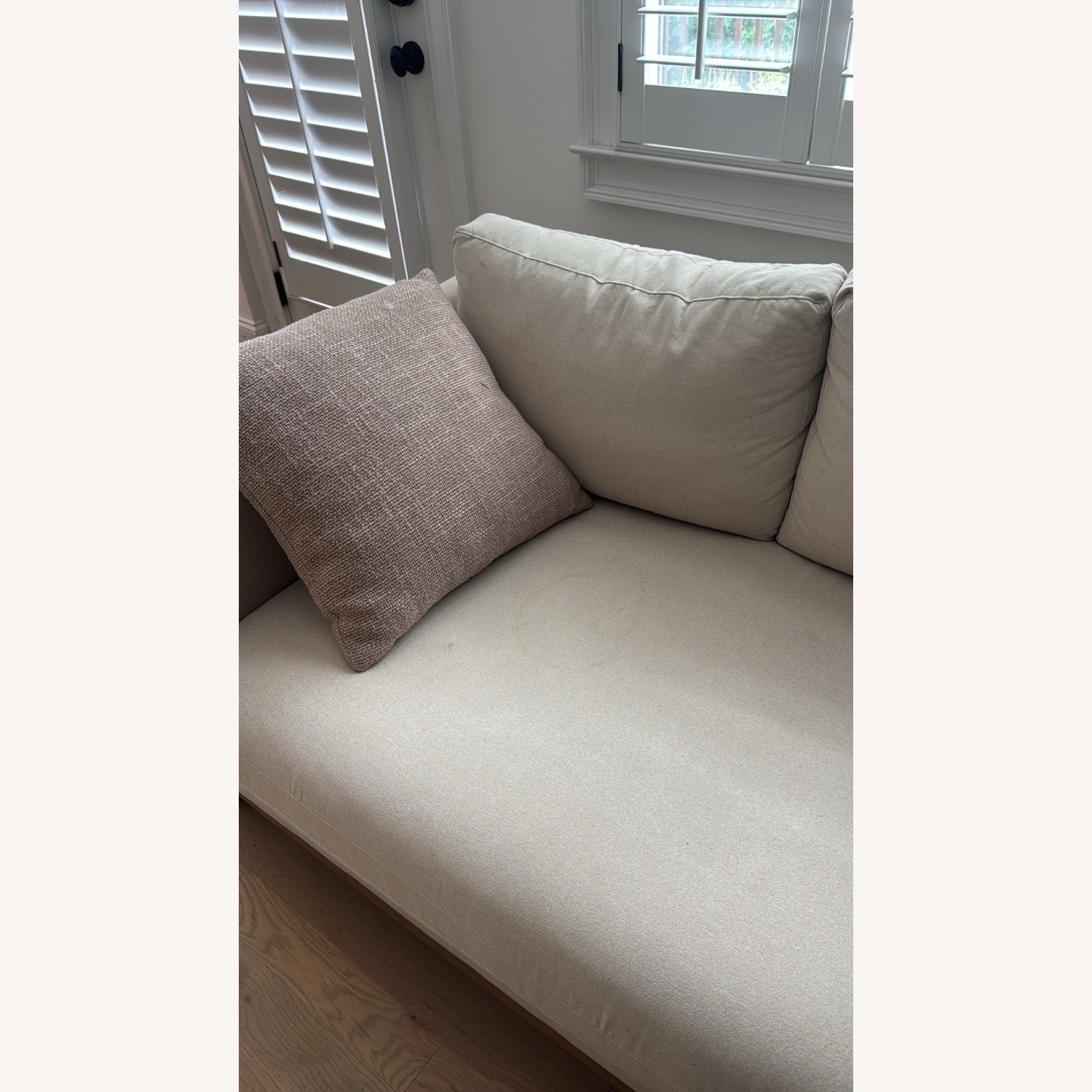 Pottery Barn Jake Natural Fabric Sleeper Sofa - image-3