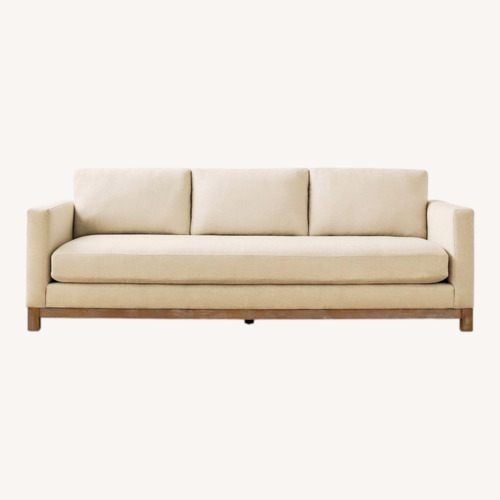 Used Pottery Barn Jake Natural Fabric Sleeper Sofa for sale on AptDeco