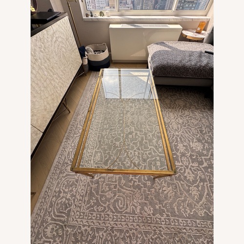 Used Glass Top Coffee Table  for sale on AptDeco