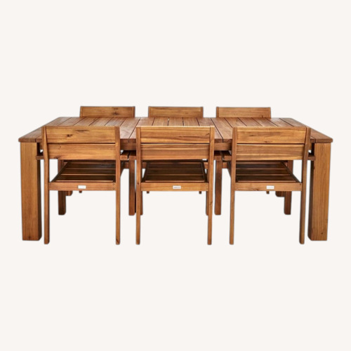 Used Joss & Main Wood Patio Furniture for sale on AptDeco