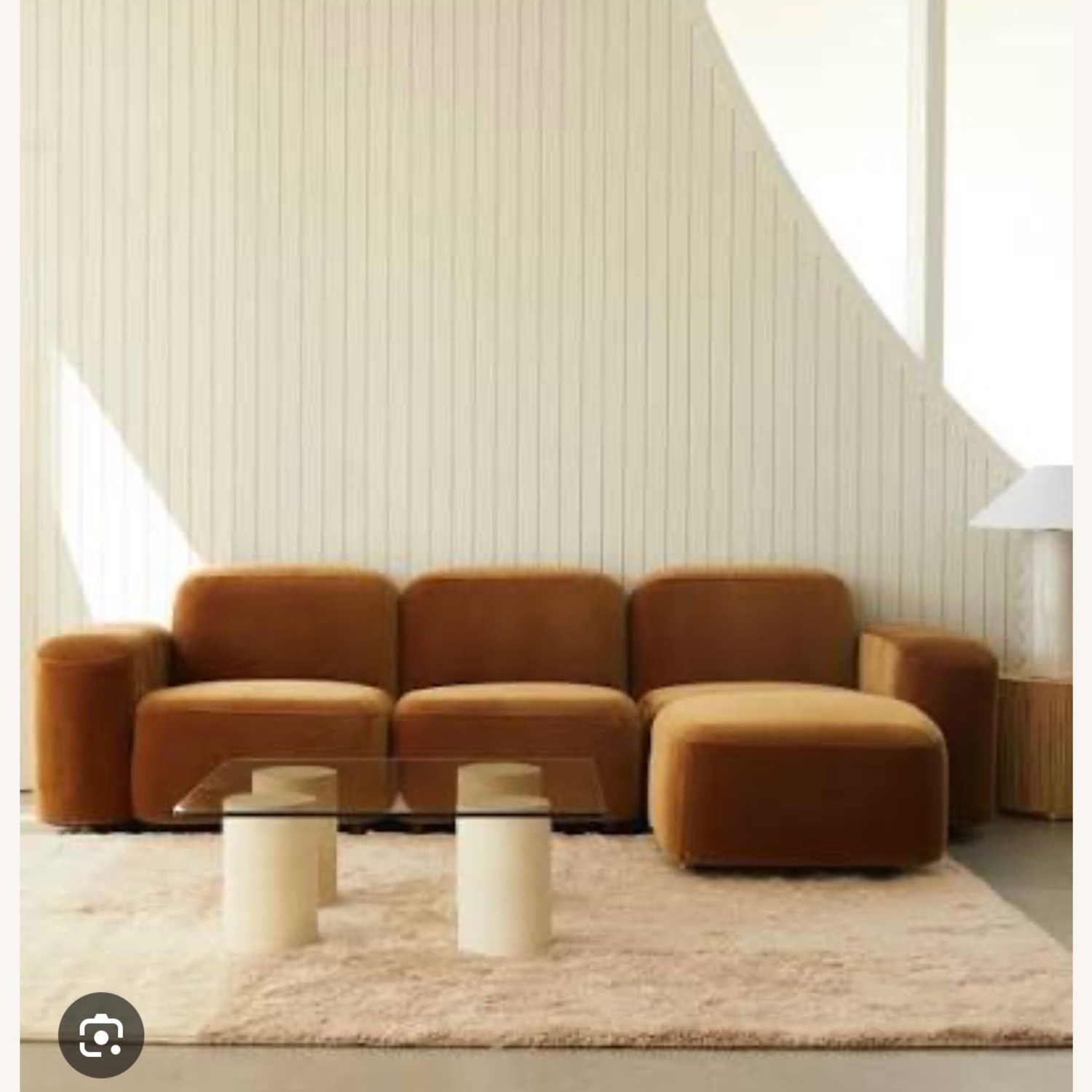 Design Within Reach Sarah Ellison Muse 3 Seater Sofa + Ottoman - image-11