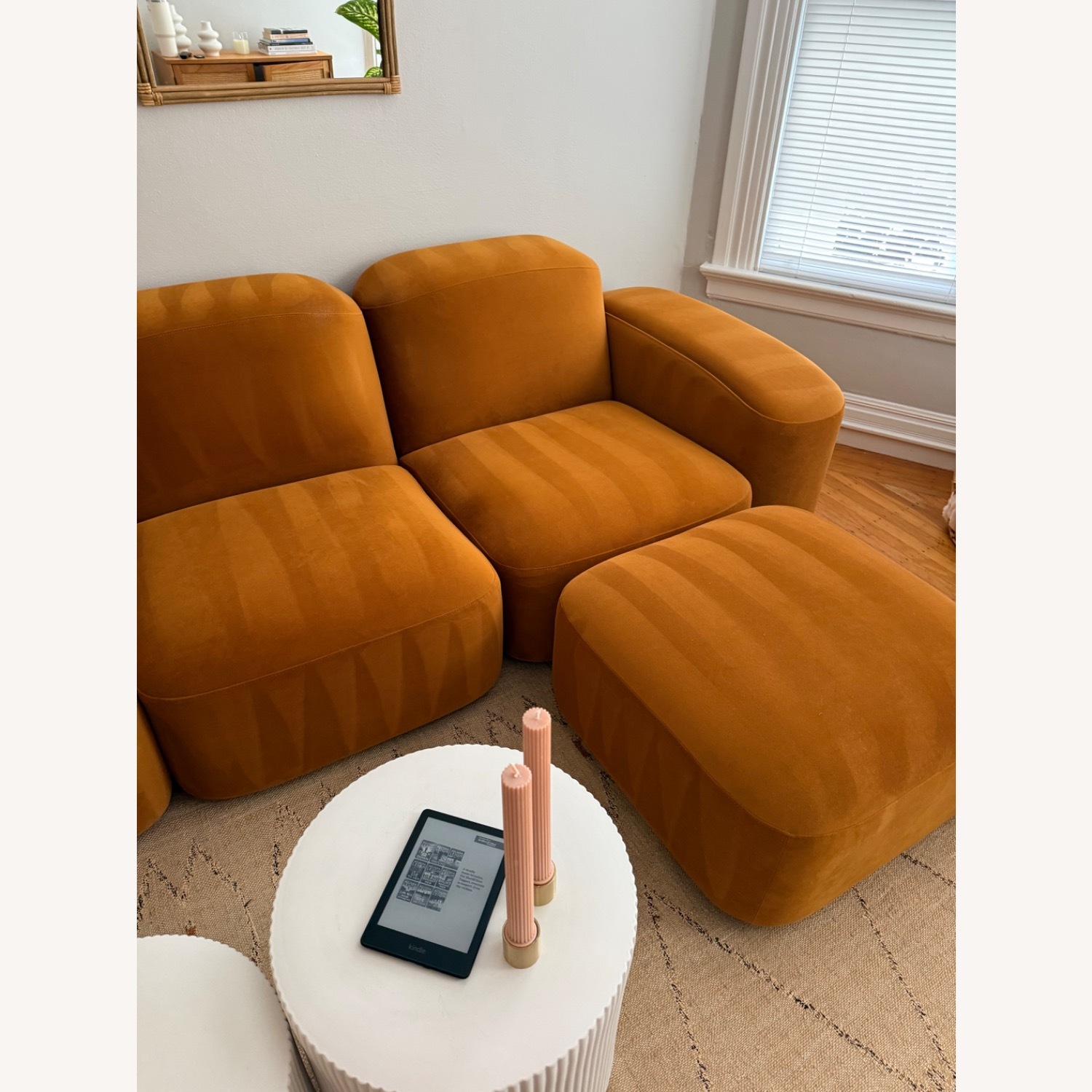Design Within Reach Sarah Ellison Muse 3 Seater Sofa + Ottoman - image-3