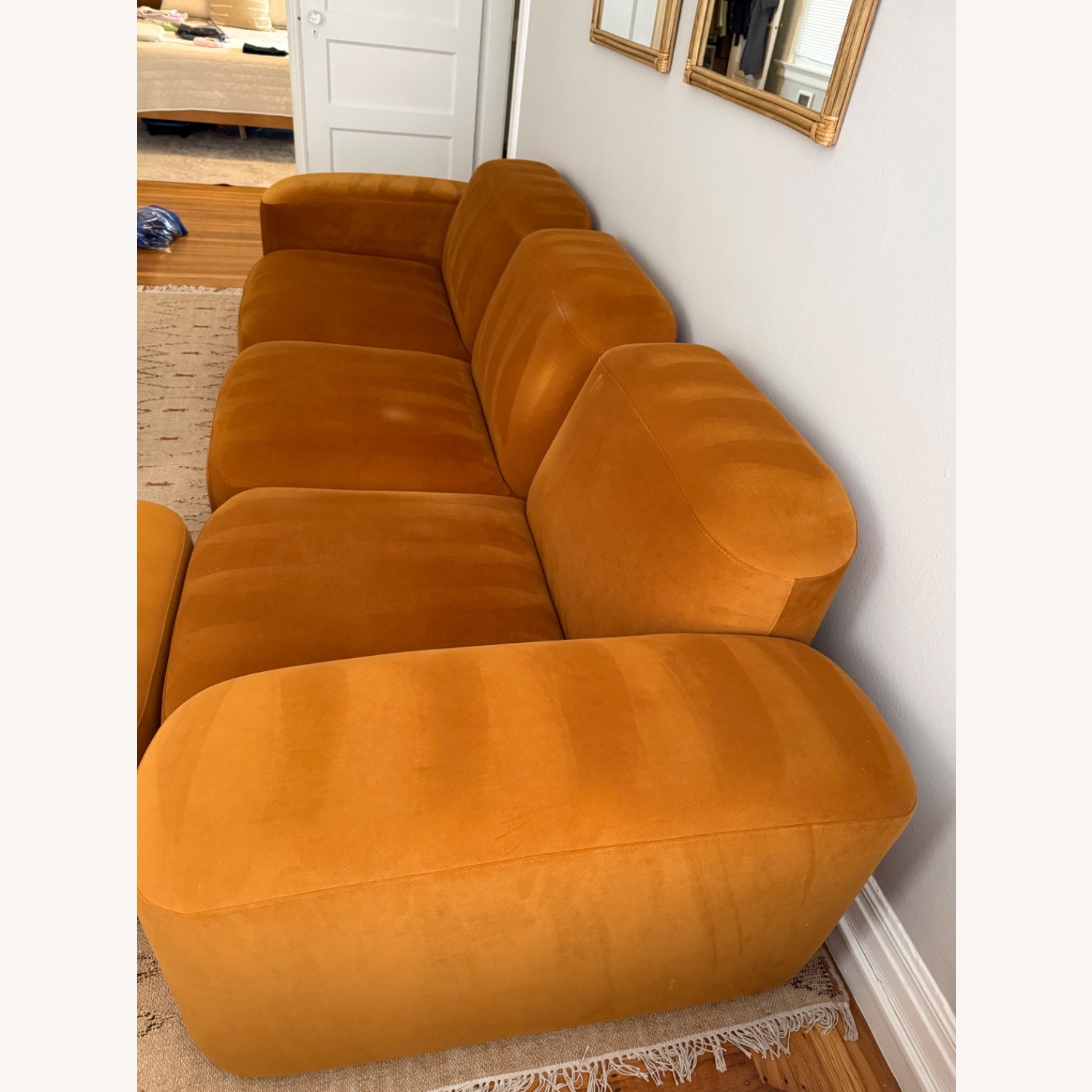 Design Within Reach Sarah Ellison Muse 3 Seater Sofa + Ottoman - image-6