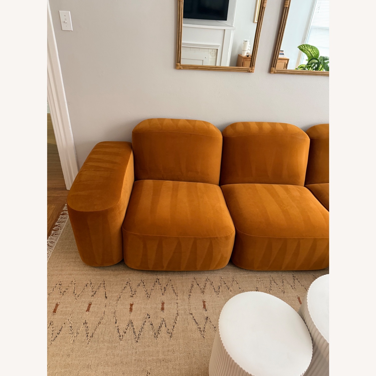 Design Within Reach Sarah Ellison Muse 3 Seater Sofa + Ottoman - image-2