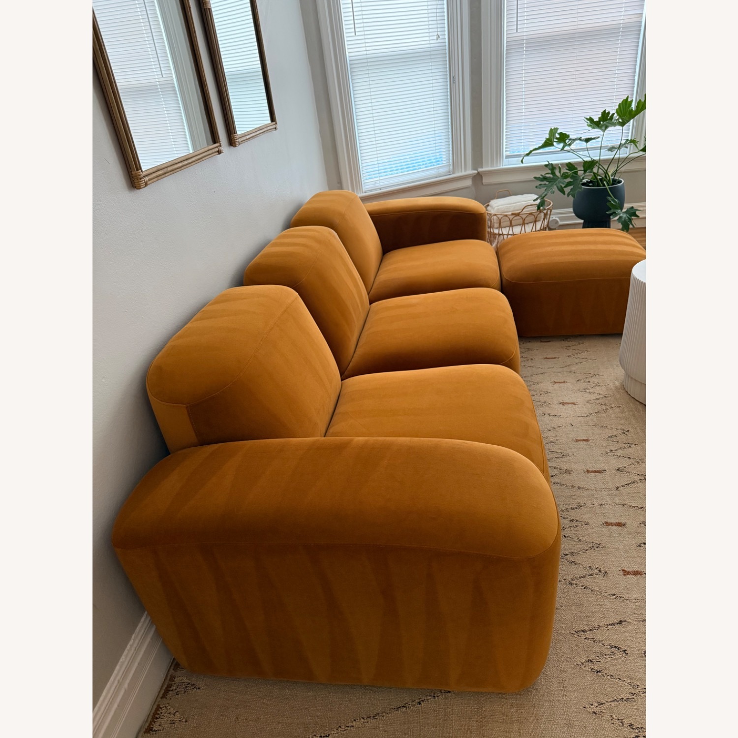 Design Within Reach Sarah Ellison Muse 3 Seater Sofa + Ottoman - image-7