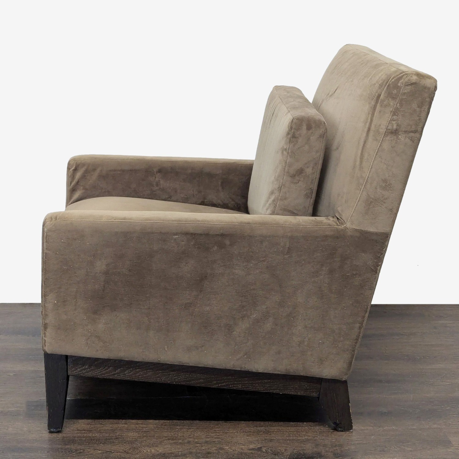 West Elm Brown Lounge Armchair  - image-5
