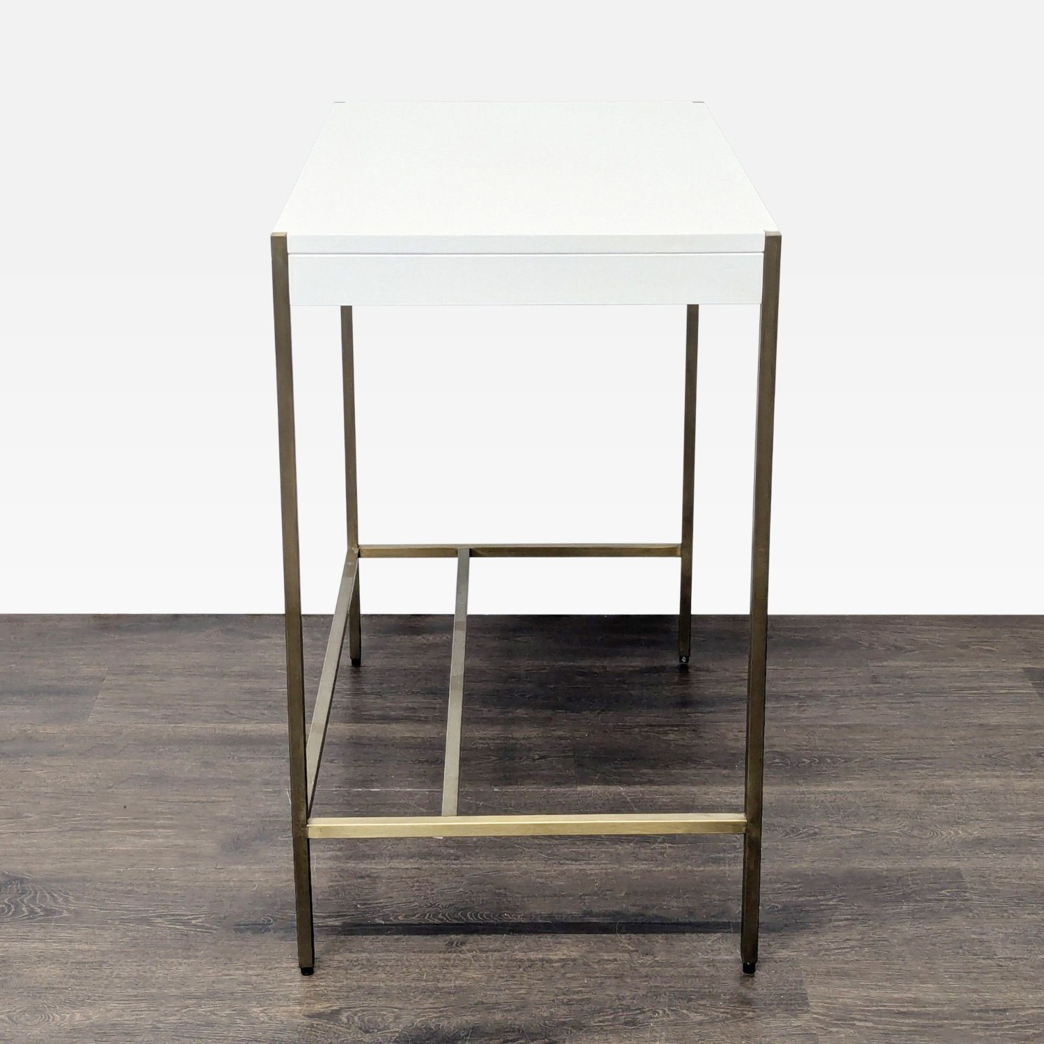 West Elm Zane Modern White Compact Desk  - image-5