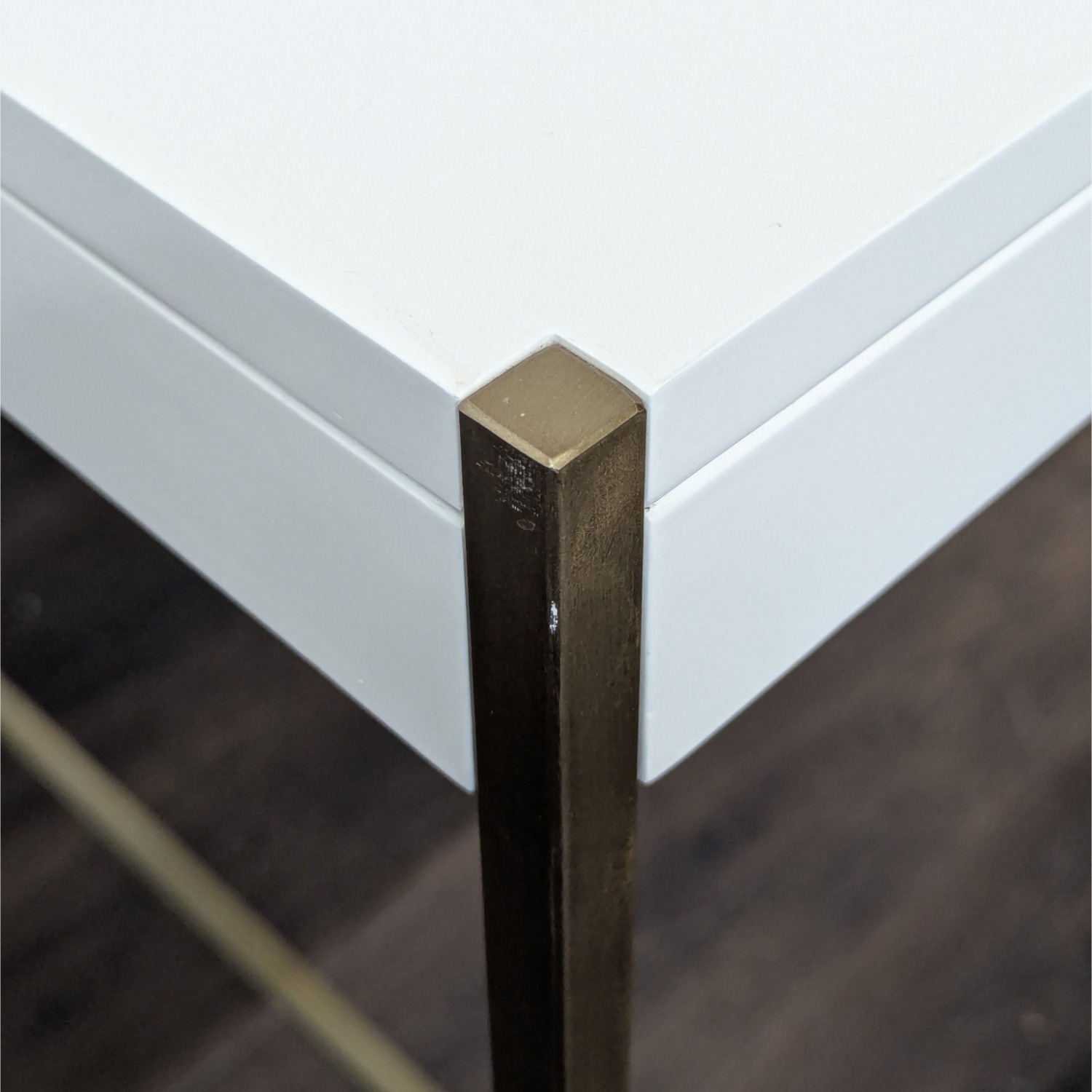 West Elm Zane Modern White Compact Desk  - image-2
