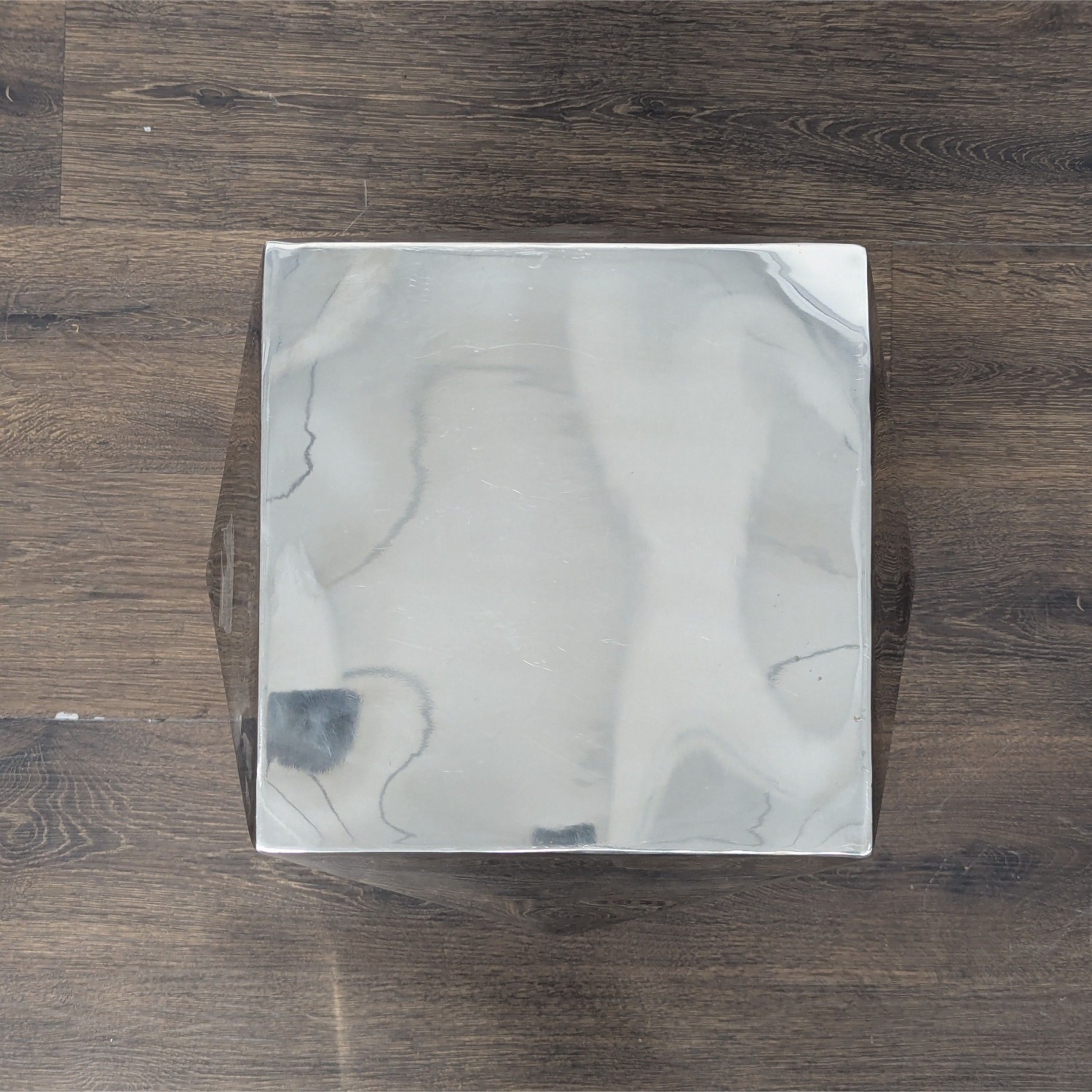 Geometric Metal Accent Table - image-2