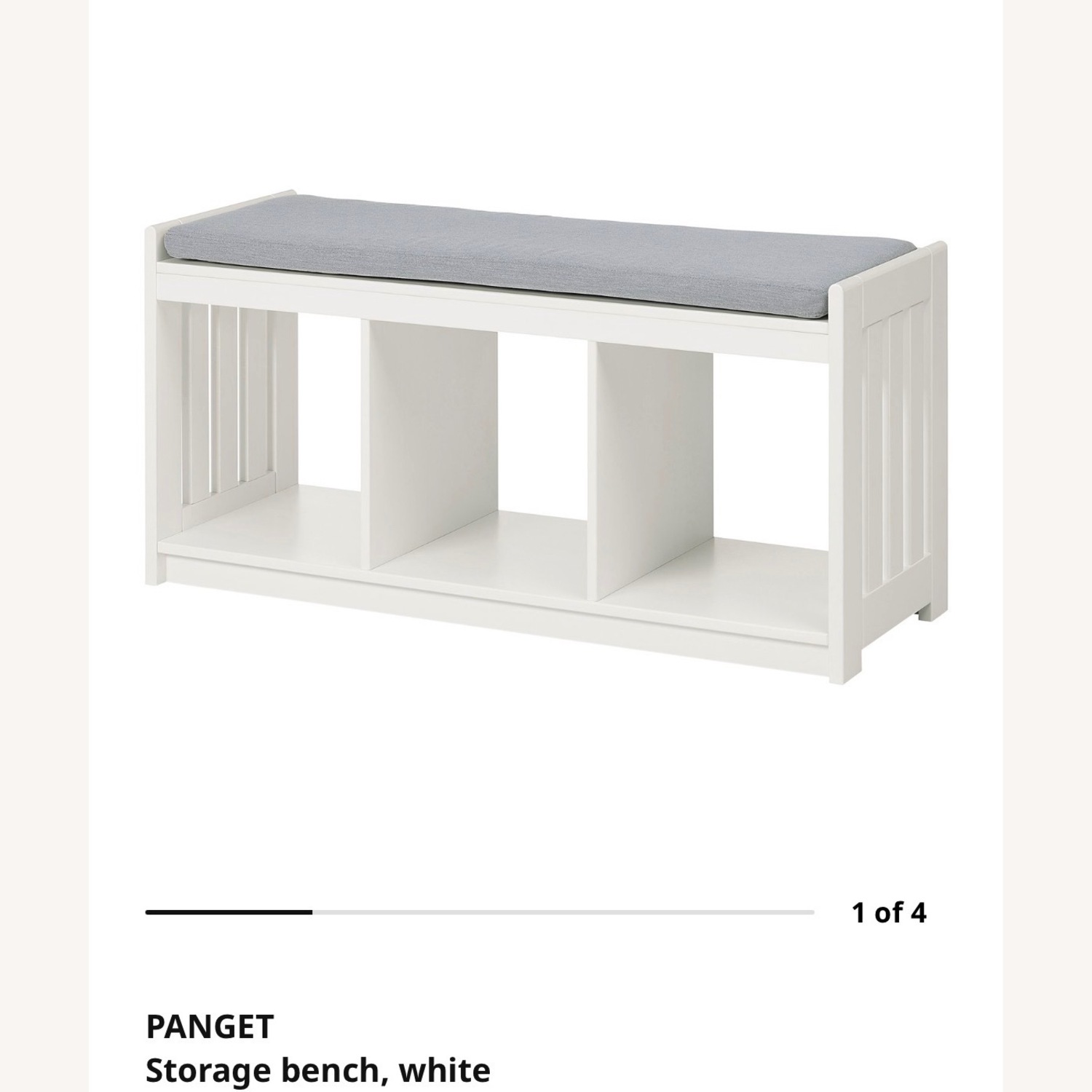 IKEA Panget Shoe Storage and Bench  - image-2