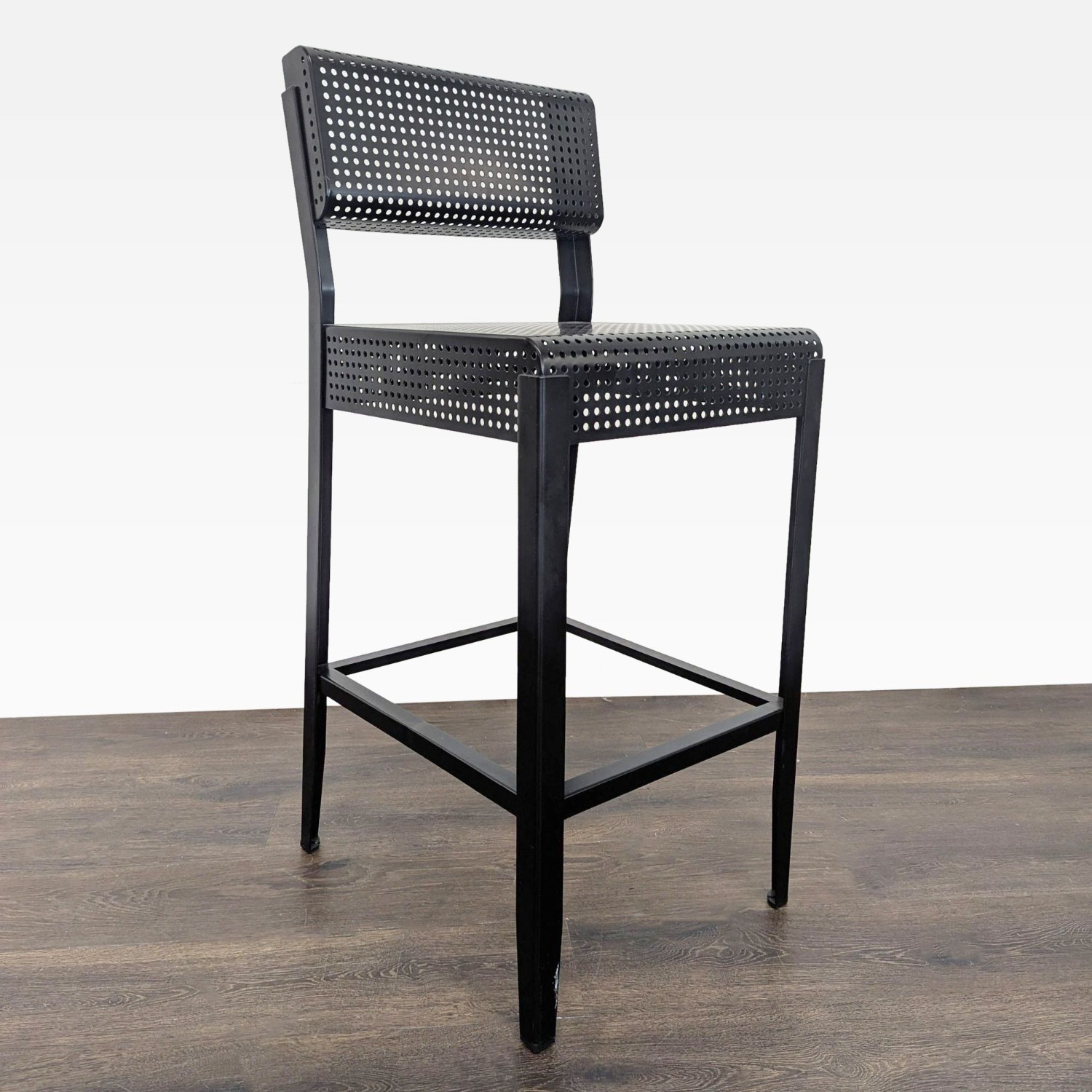 Pair of Ikea Metal Bar Stools - image-3