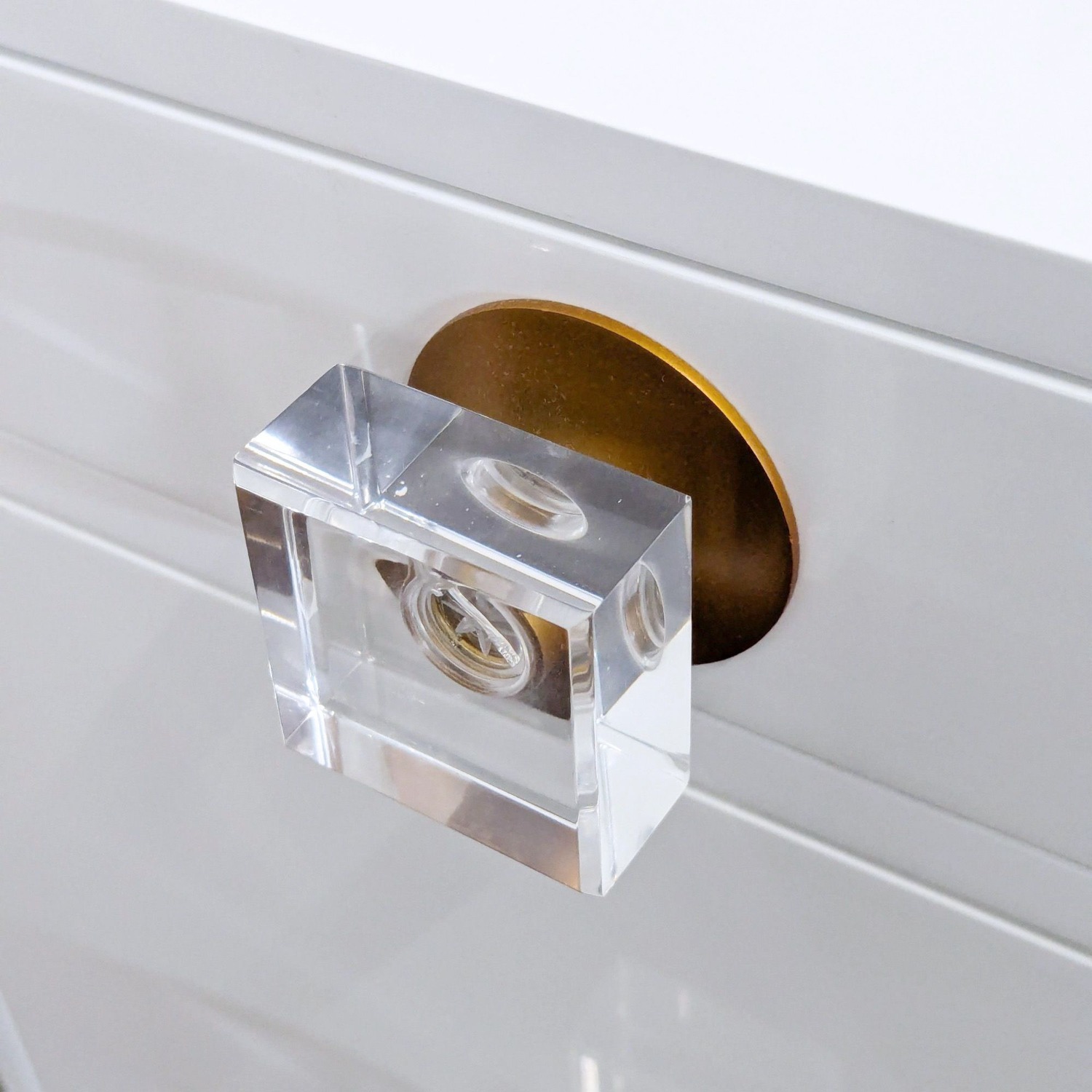 Nightstand with One Drawer and Cabinet	 - image-3