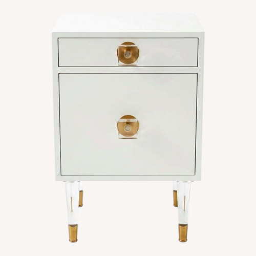 Used Nightstand with One Drawer and Cabinet	 for sale on AptDeco