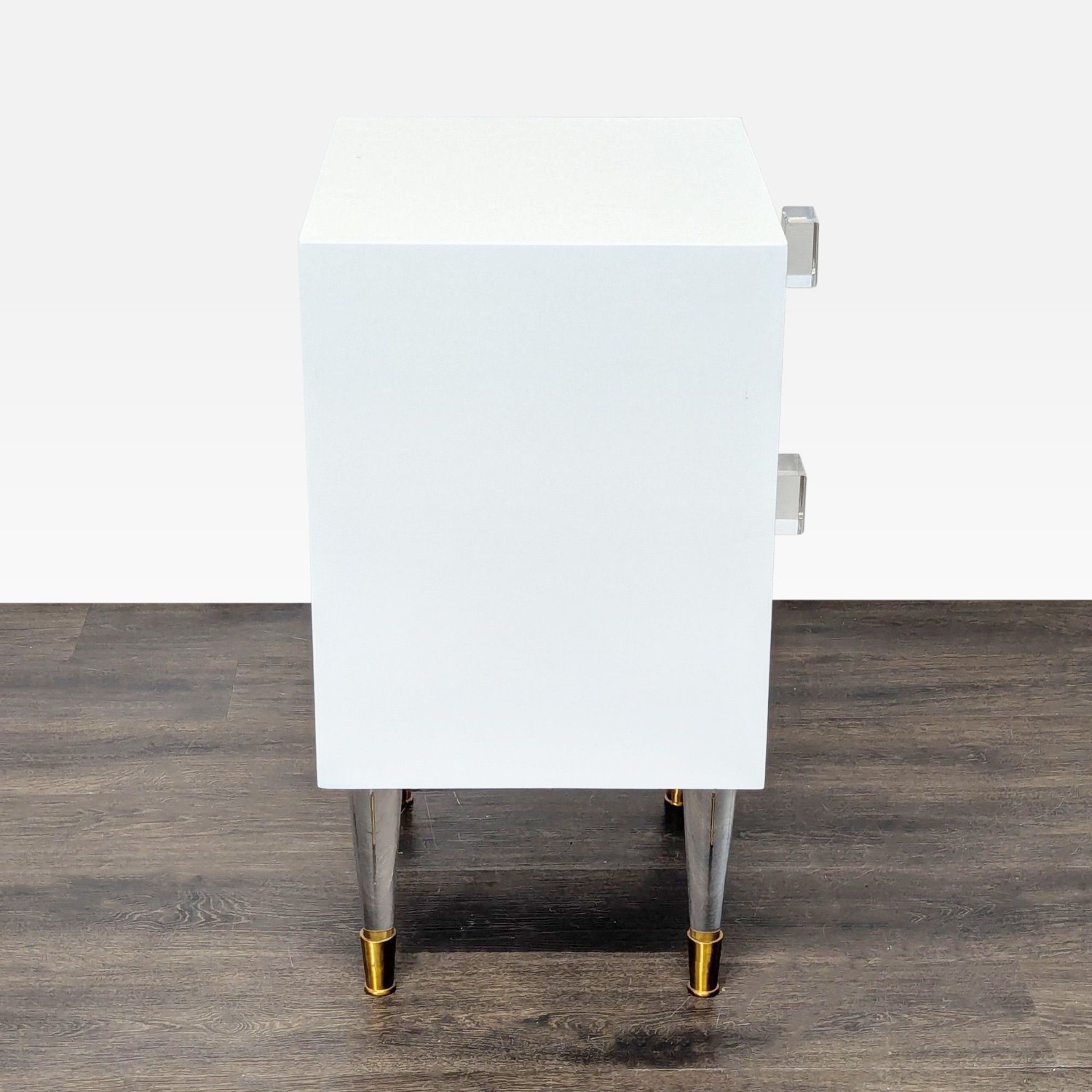 Nightstand with One Drawer and Cabinet	 - image-4