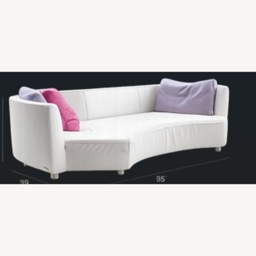 Used Roche Bobois Tangram White Leather 3+ Seater Sofa for sale on AptDeco