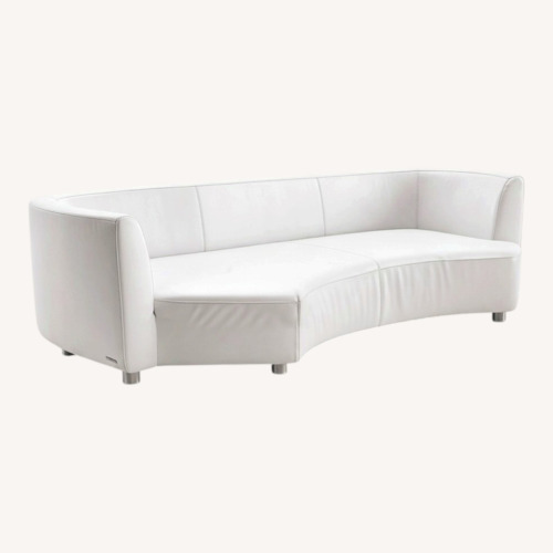 Used Roche Bobois Tangram White Leather 3+ Seater Sofa for sale on AptDeco