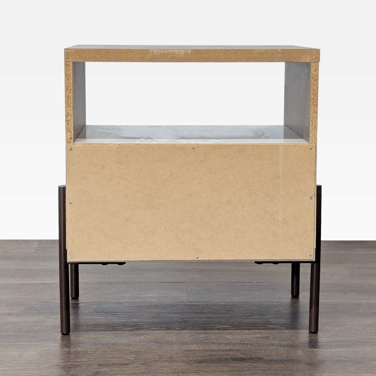 One Drawer Nightstand with Open Shelf	 - image-5
