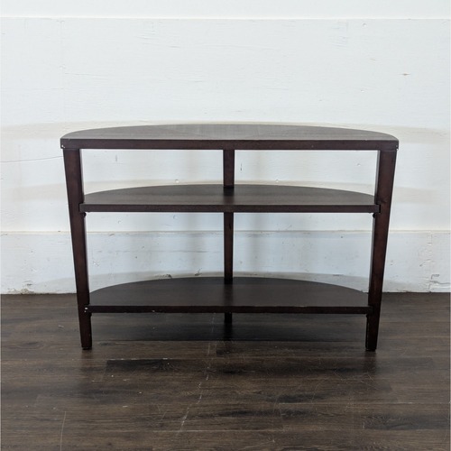 Used Three Tier Demilune Console Table for sale on AptDeco