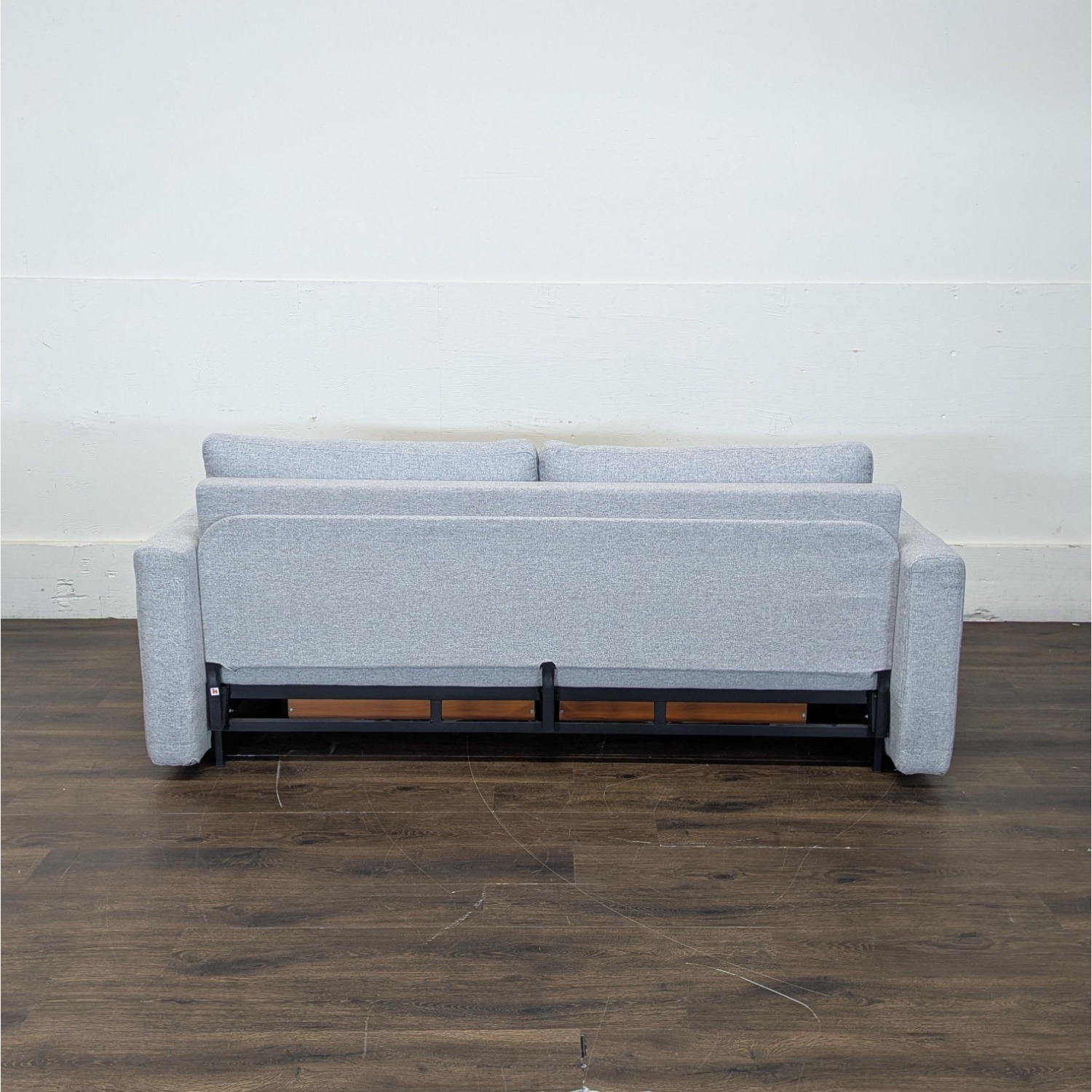 Modern Light Gray Sleeper Sofa with Pull-Out Bed	 - image-3