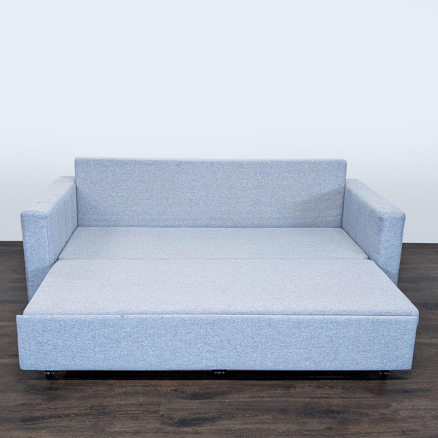 Modern Light Gray Sleeper Sofa with Pull-Out Bed	 - image-6