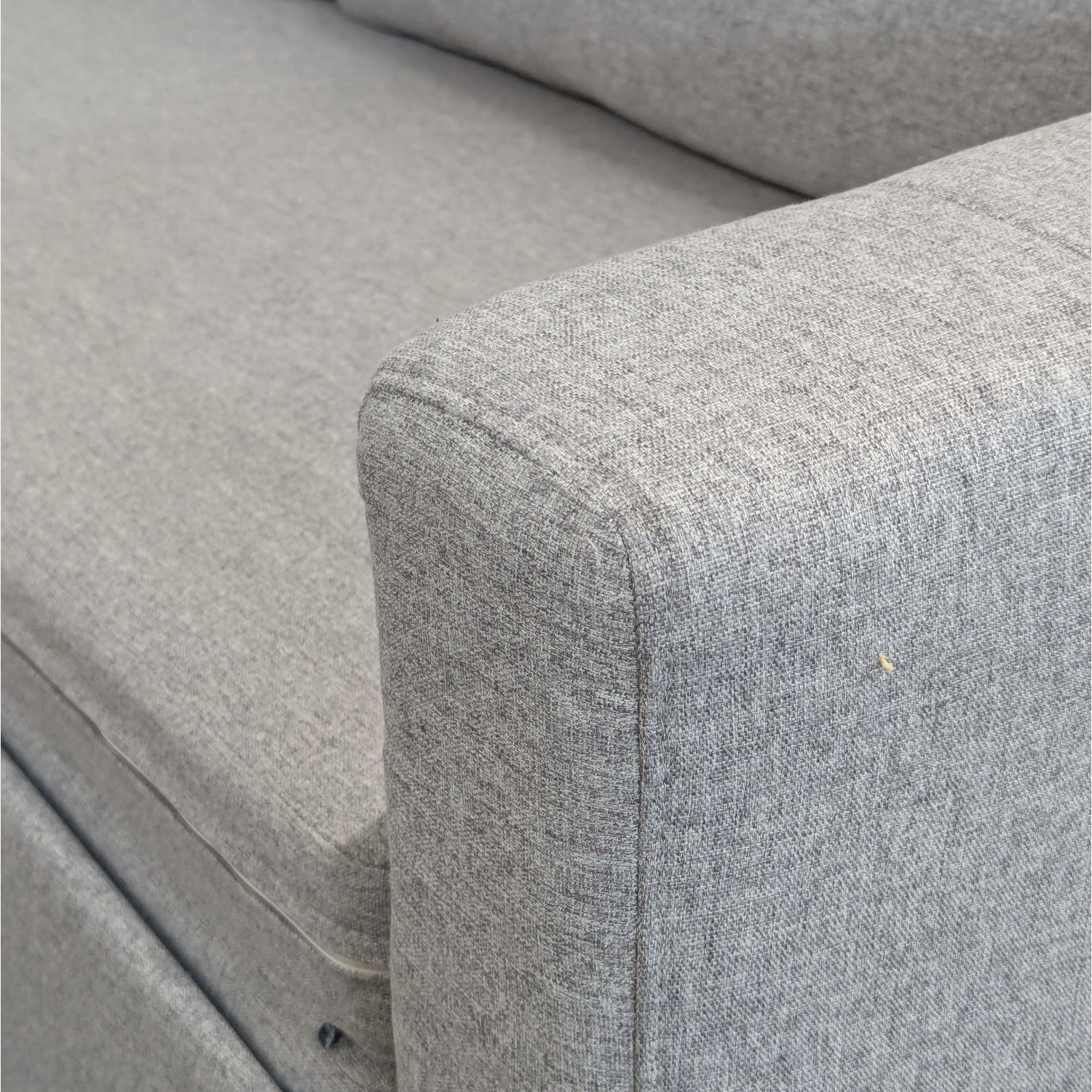 Modern Light Gray Sleeper Sofa with Pull-Out Bed	 - image-2