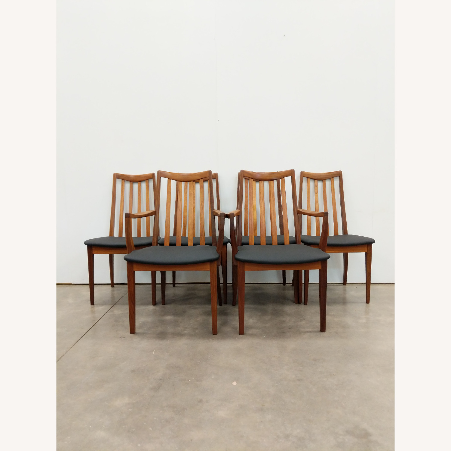 6 Vintage Mid Century Modern G Plan Dining Chairs - image-5