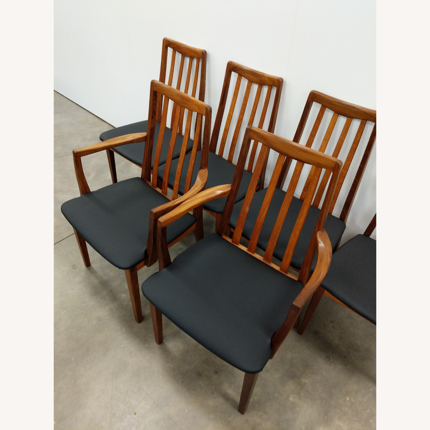 6 Vintage Mid Century Modern G Plan Dining Chairs - image-7