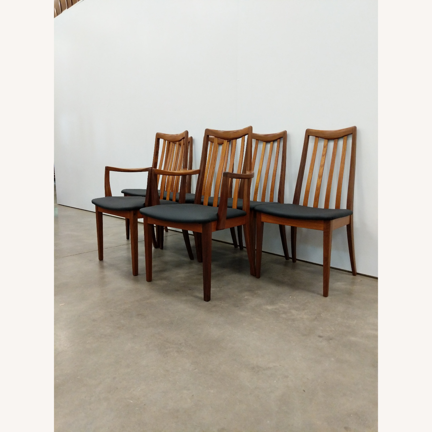 6 Vintage Mid Century Modern G Plan Dining Chairs - image-6
