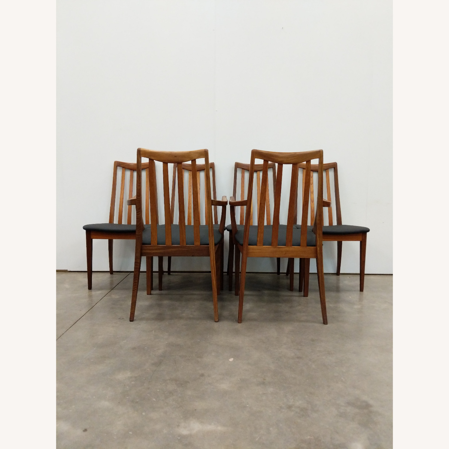 6 Vintage Mid Century Modern G Plan Dining Chairs - image-3