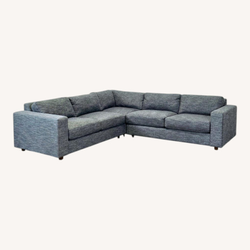 Used West Elm Urban Modern Gray Fabric Sectional  for sale on AptDeco