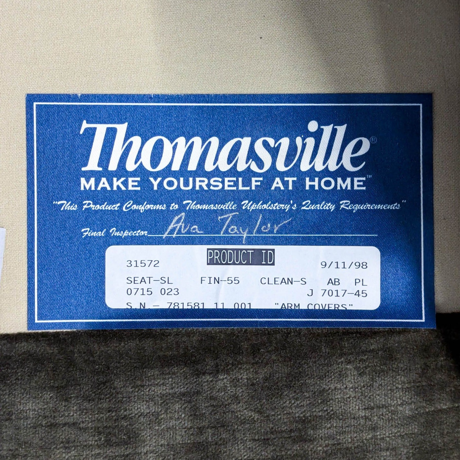 Thomasville Tufted Lounge Chair - image-5