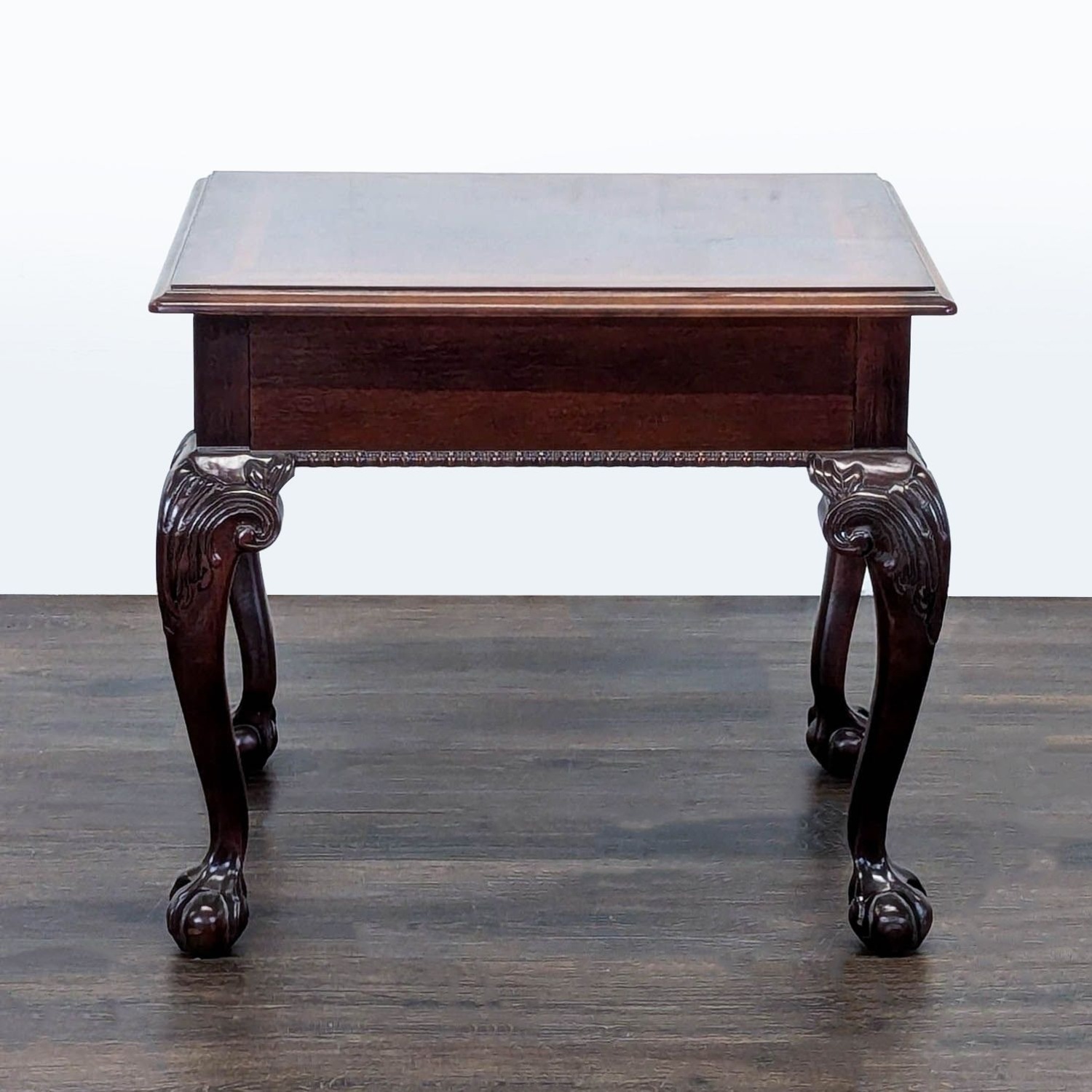 Vintage 1994 Thomasville Mahogany End Table - image-4