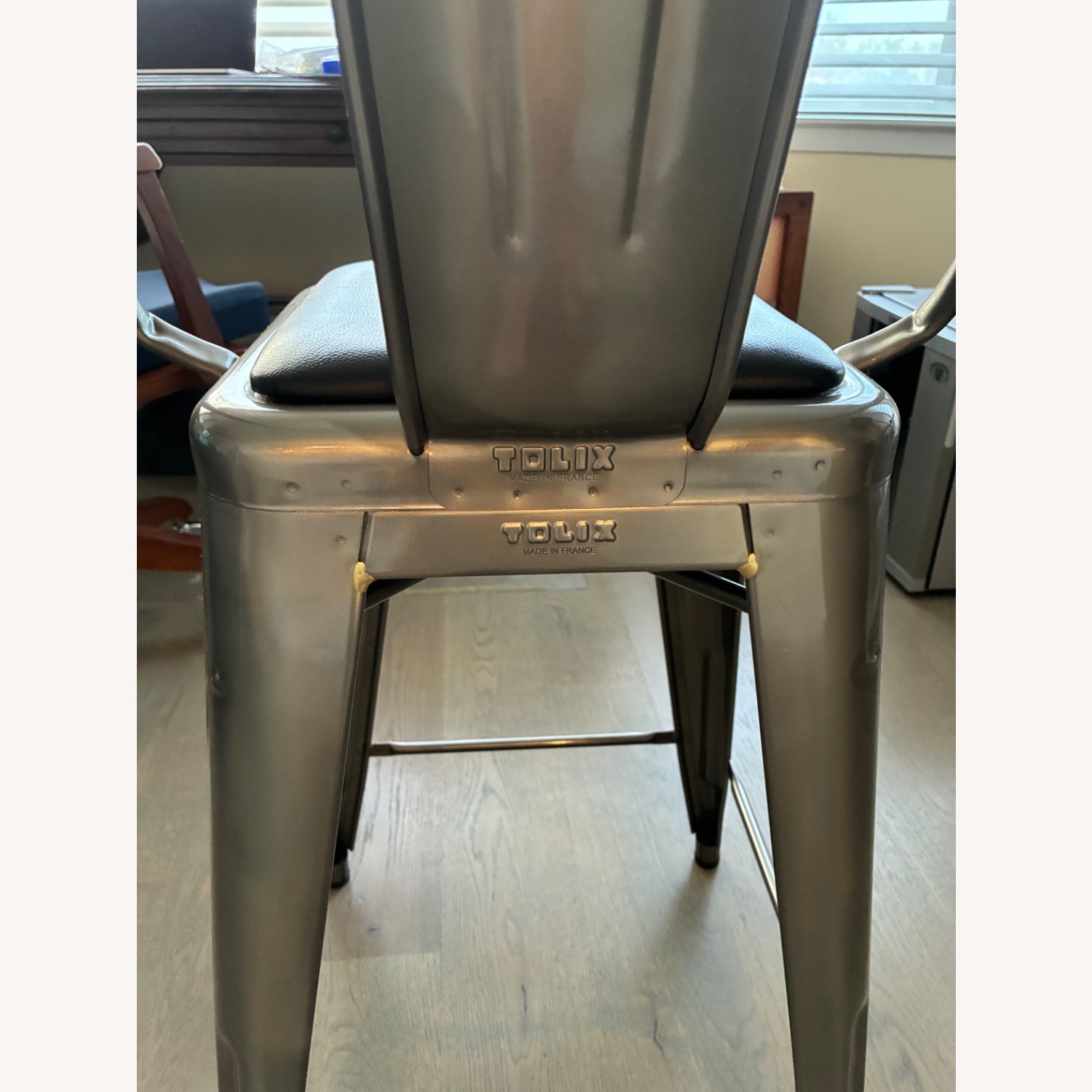 Design Within Reach Tolix Silver Stainless Steel Stools - image-2