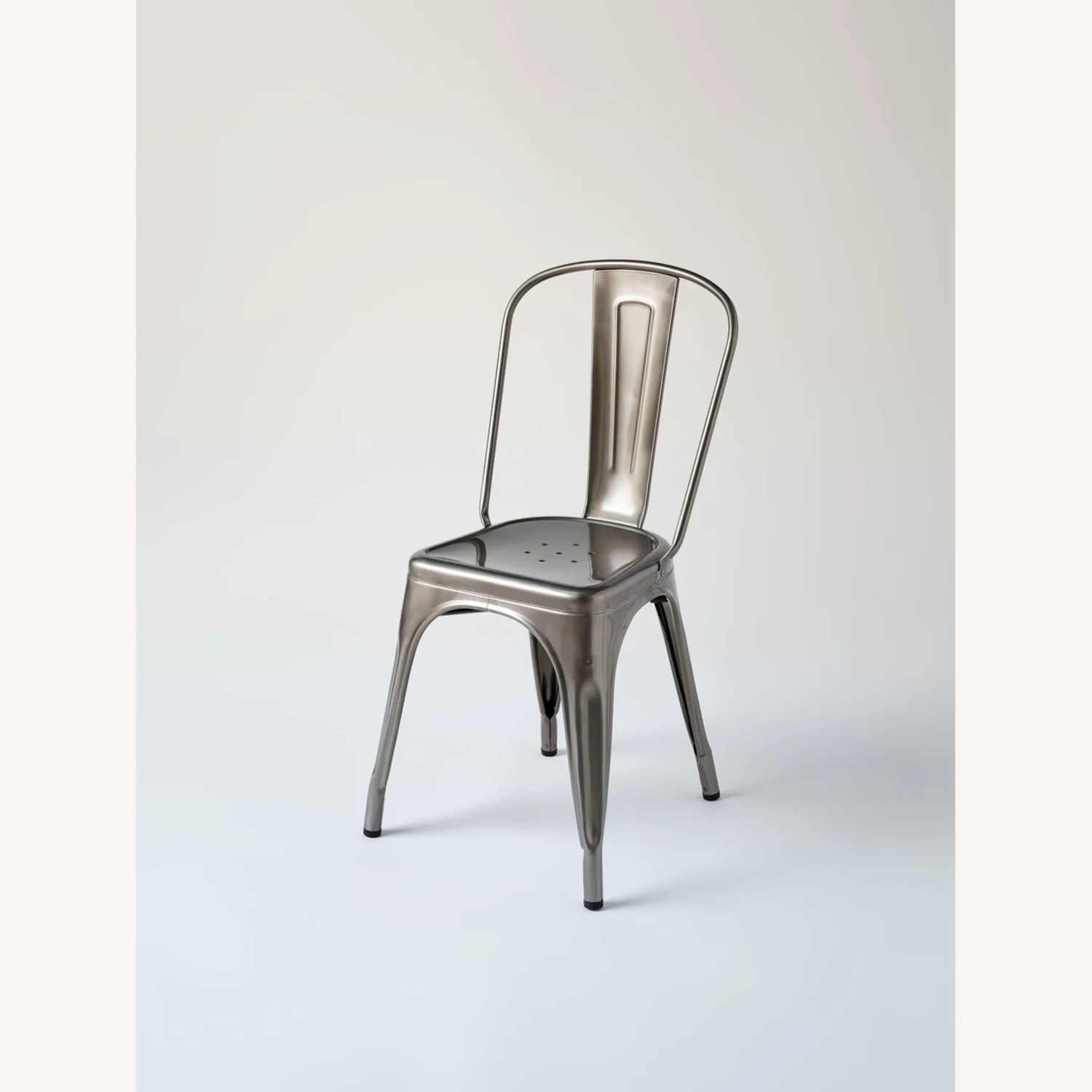 Design Within Reach Tolix Silver Stainless Steel Stools - image-5