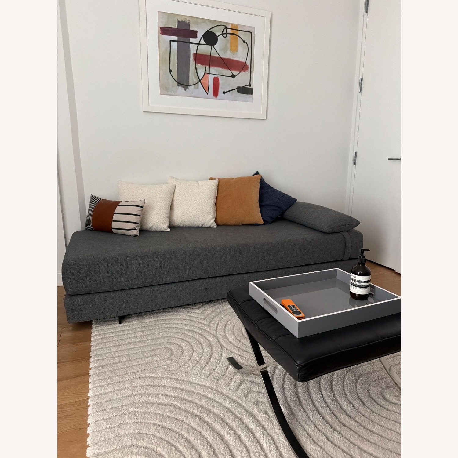 Design Within Reach Dark Gray Fabric Daybed - image-7