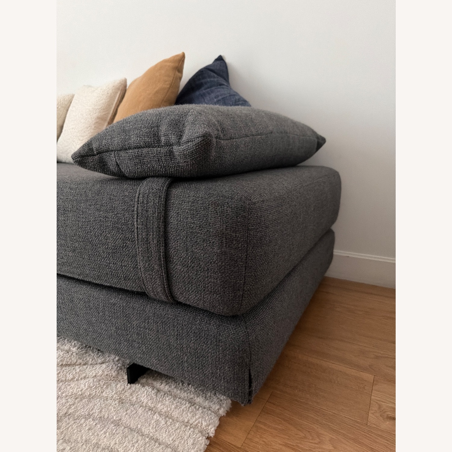 Design Within Reach Dark Gray Fabric Daybed - image-10