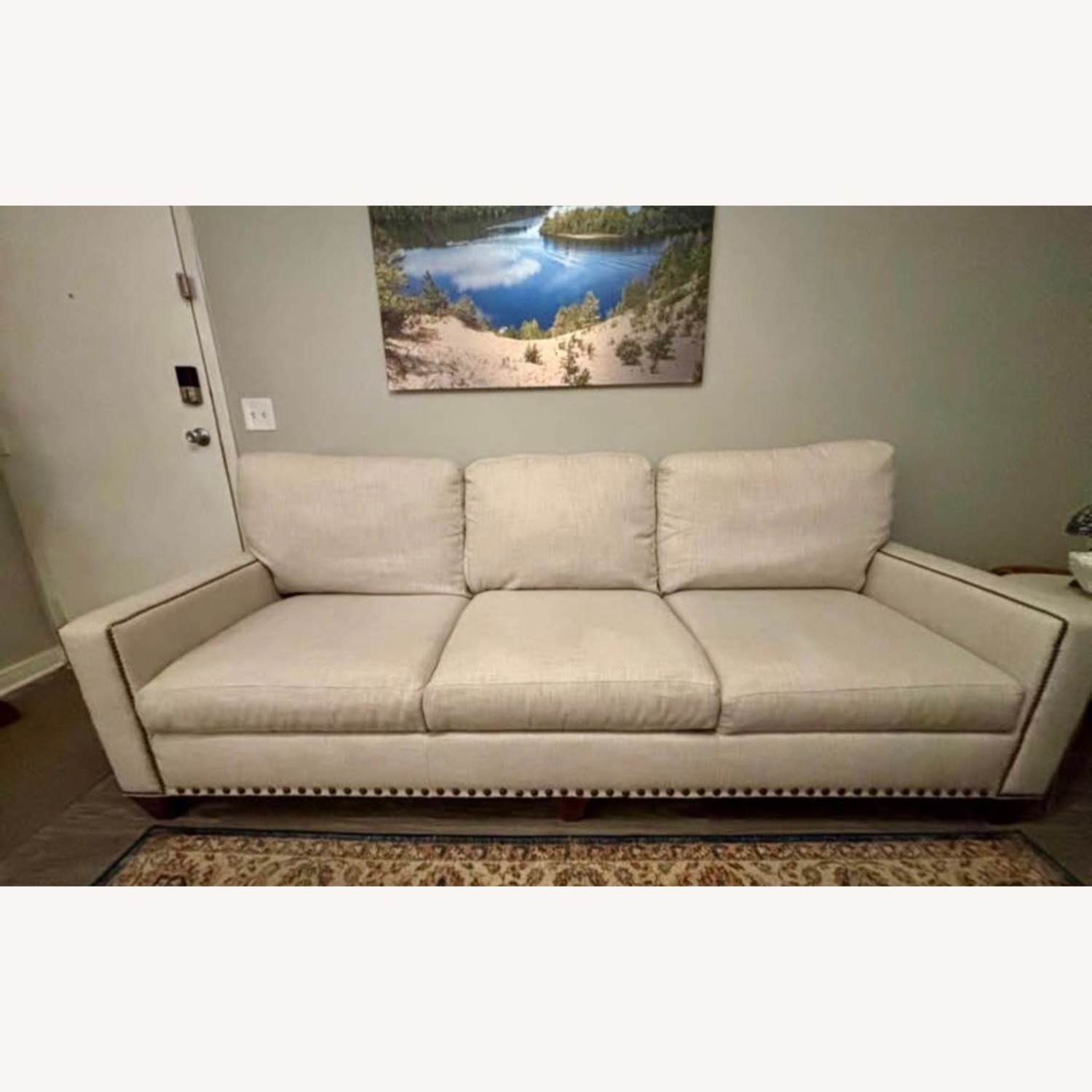 Bassett Natural Fabric 3+ Seater Sofa - image-2