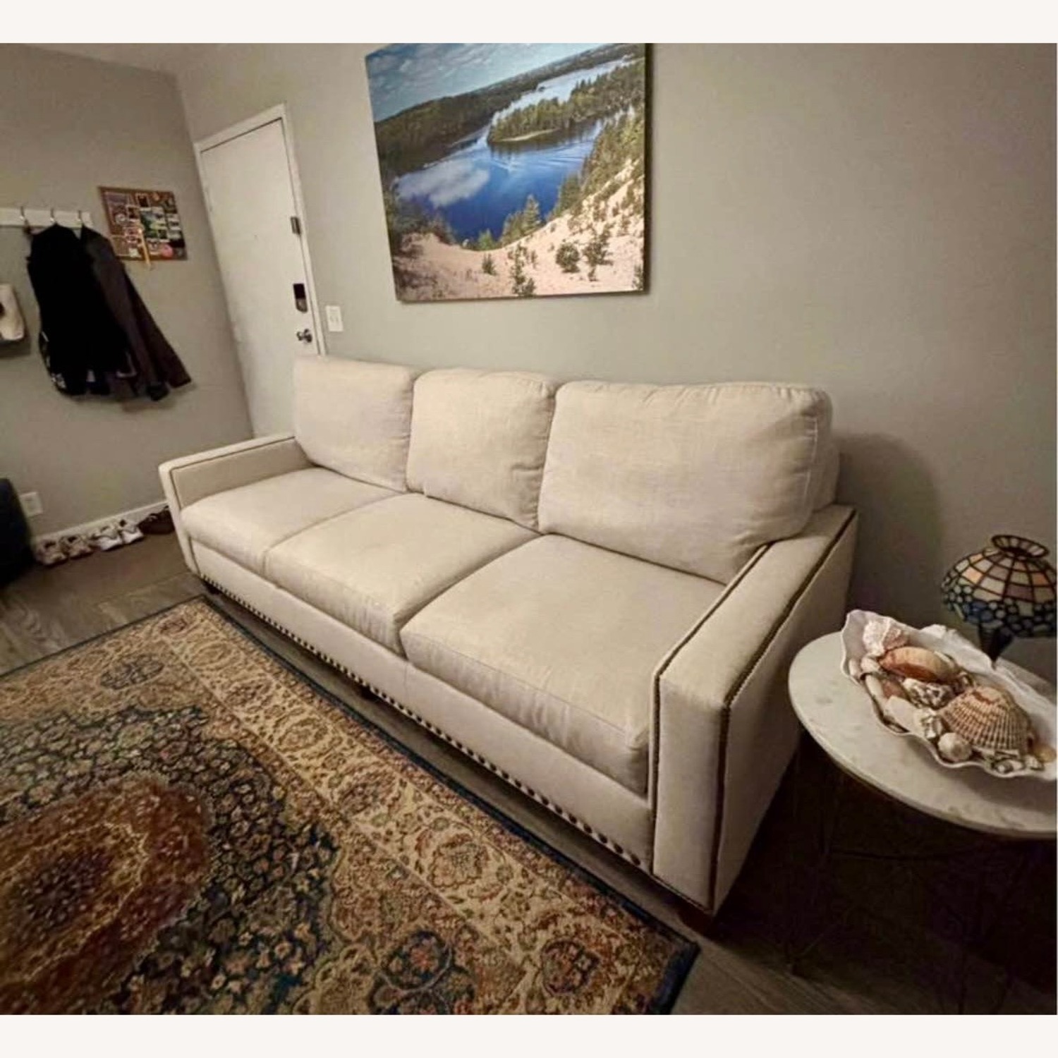 Bassett Natural Fabric 3+ Seater Sofa - image-4