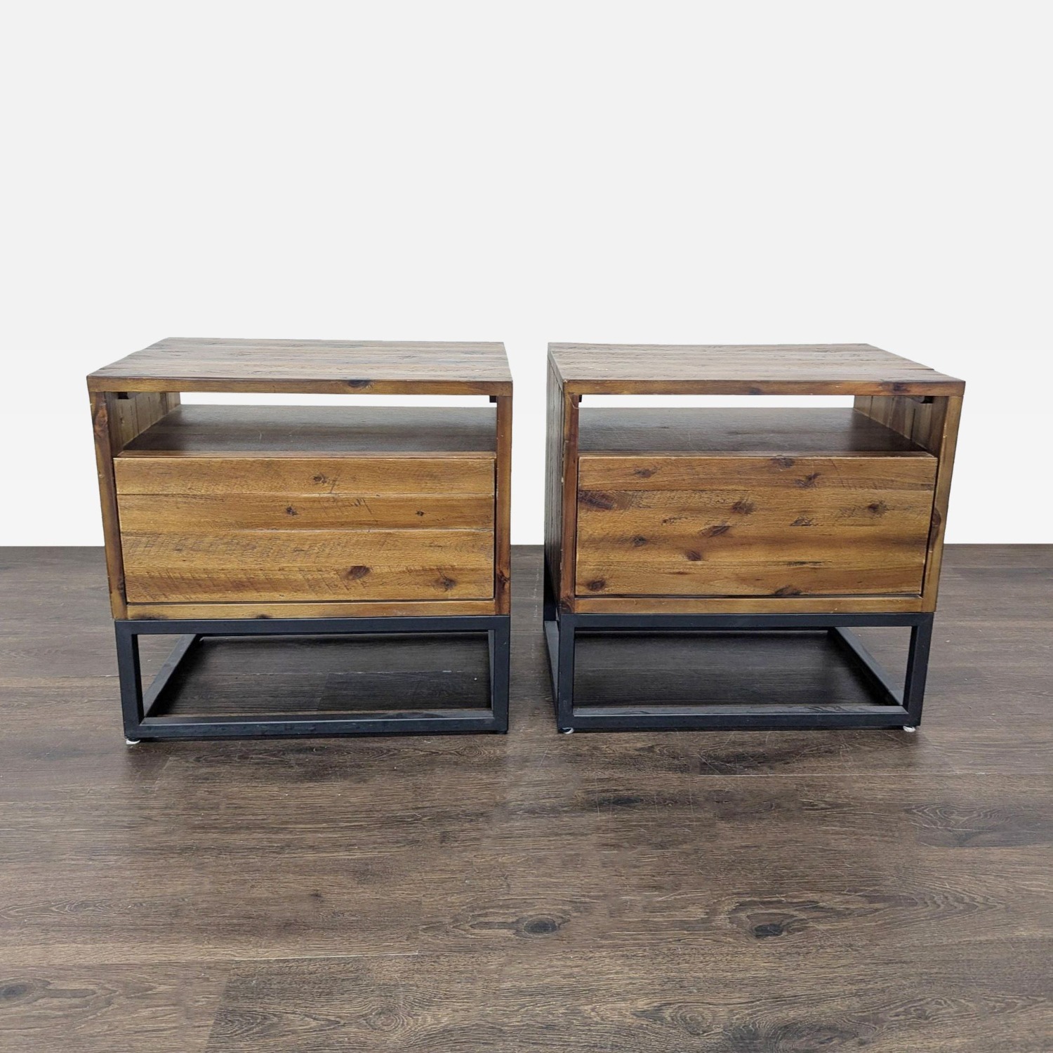 Pair of West Elm Logan Nightstands - image-10