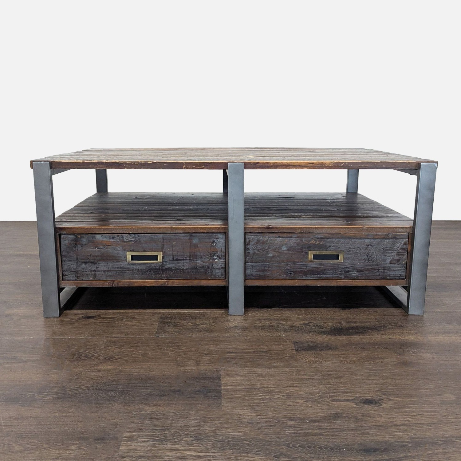 Industrial Style Coffee Table - image-7