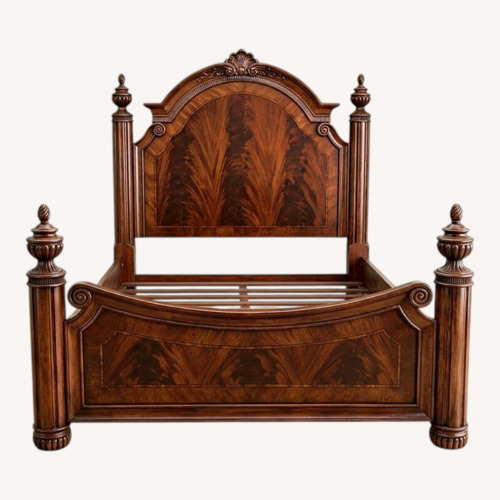 Used Thomasville Mahogany Bed Frame for sale on AptDeco