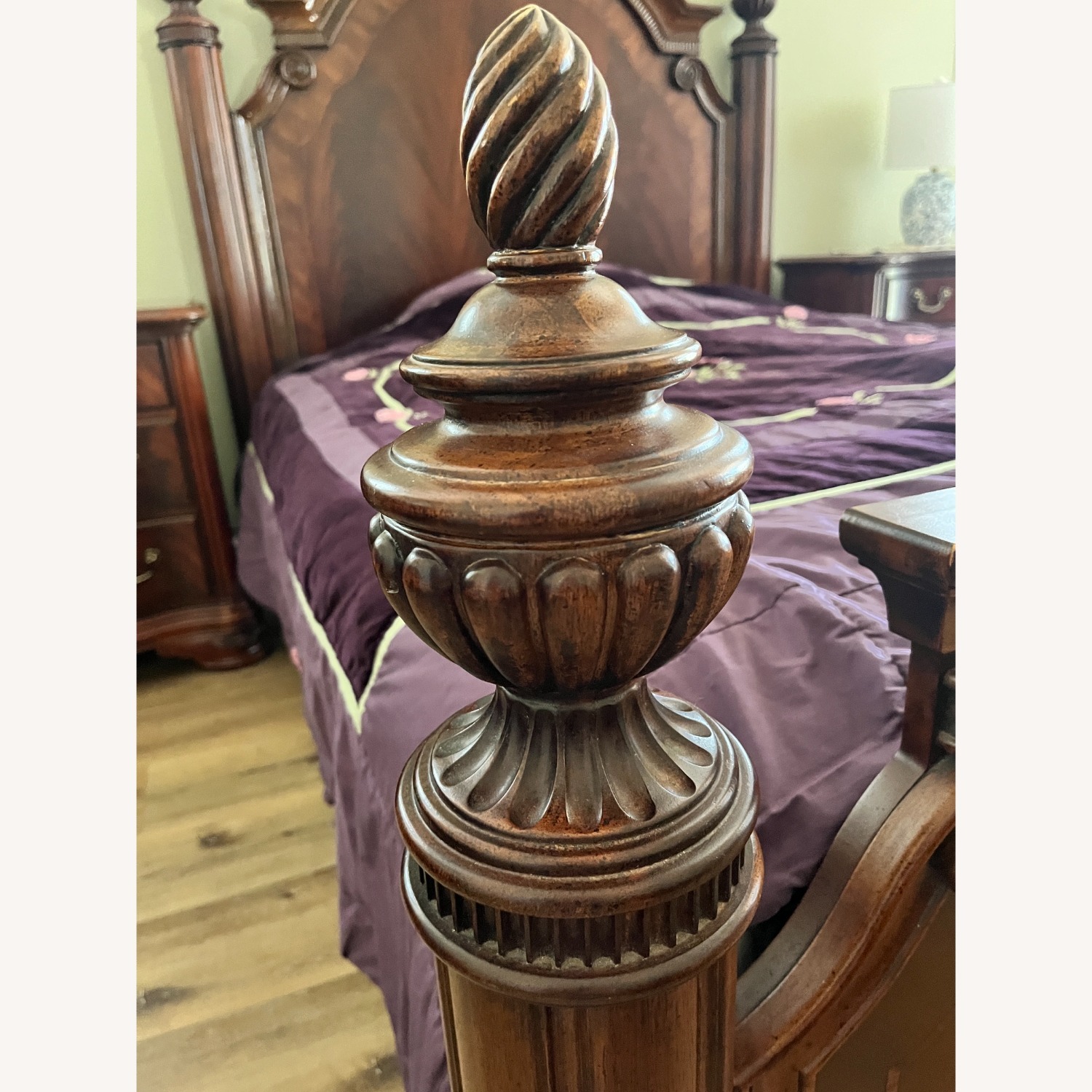 Thomasville Mahogany Bed Frame - image-3