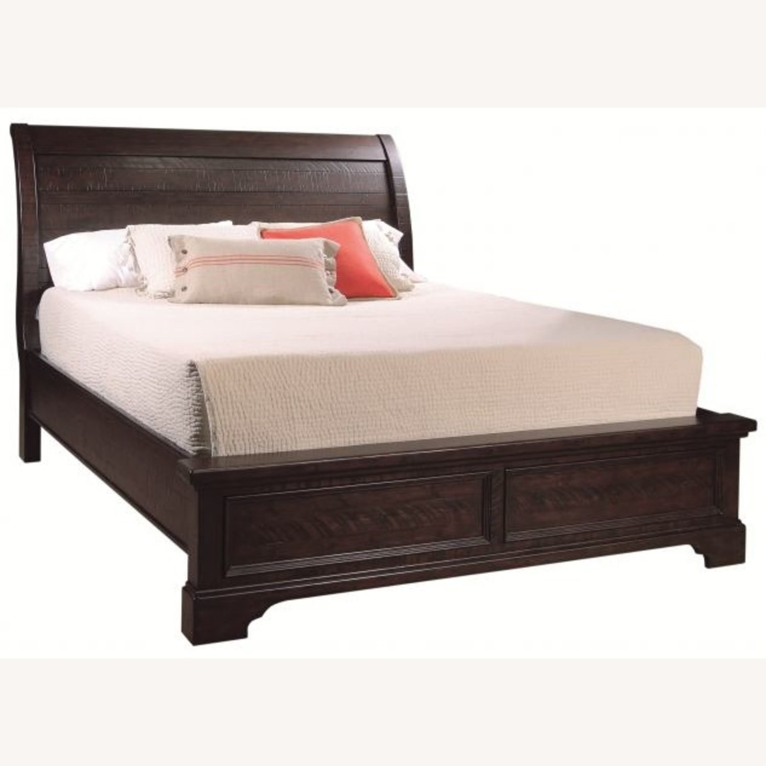 Aspen Home Dark Brown Wood King Bed - image-9