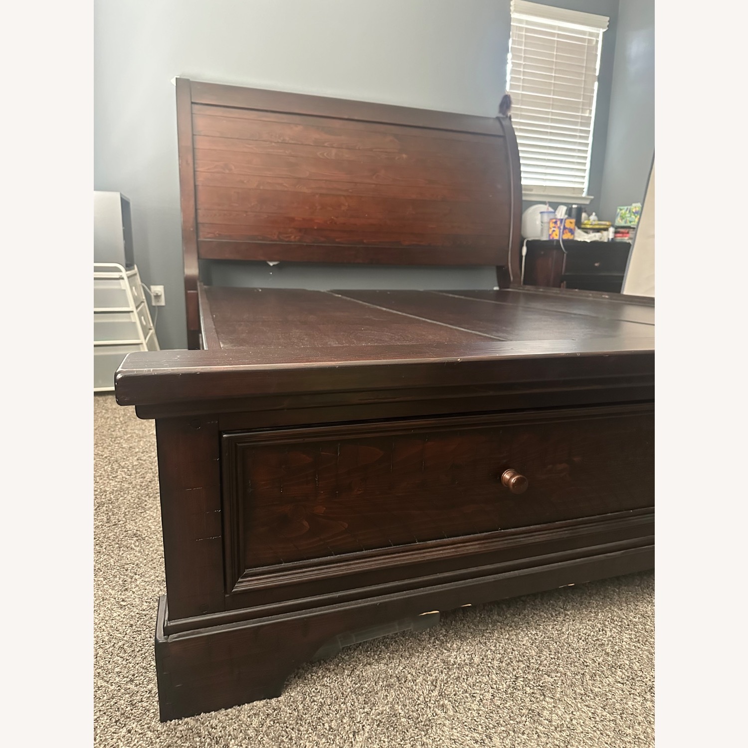 Aspen Home Dark Brown Wood King Bed - image-5