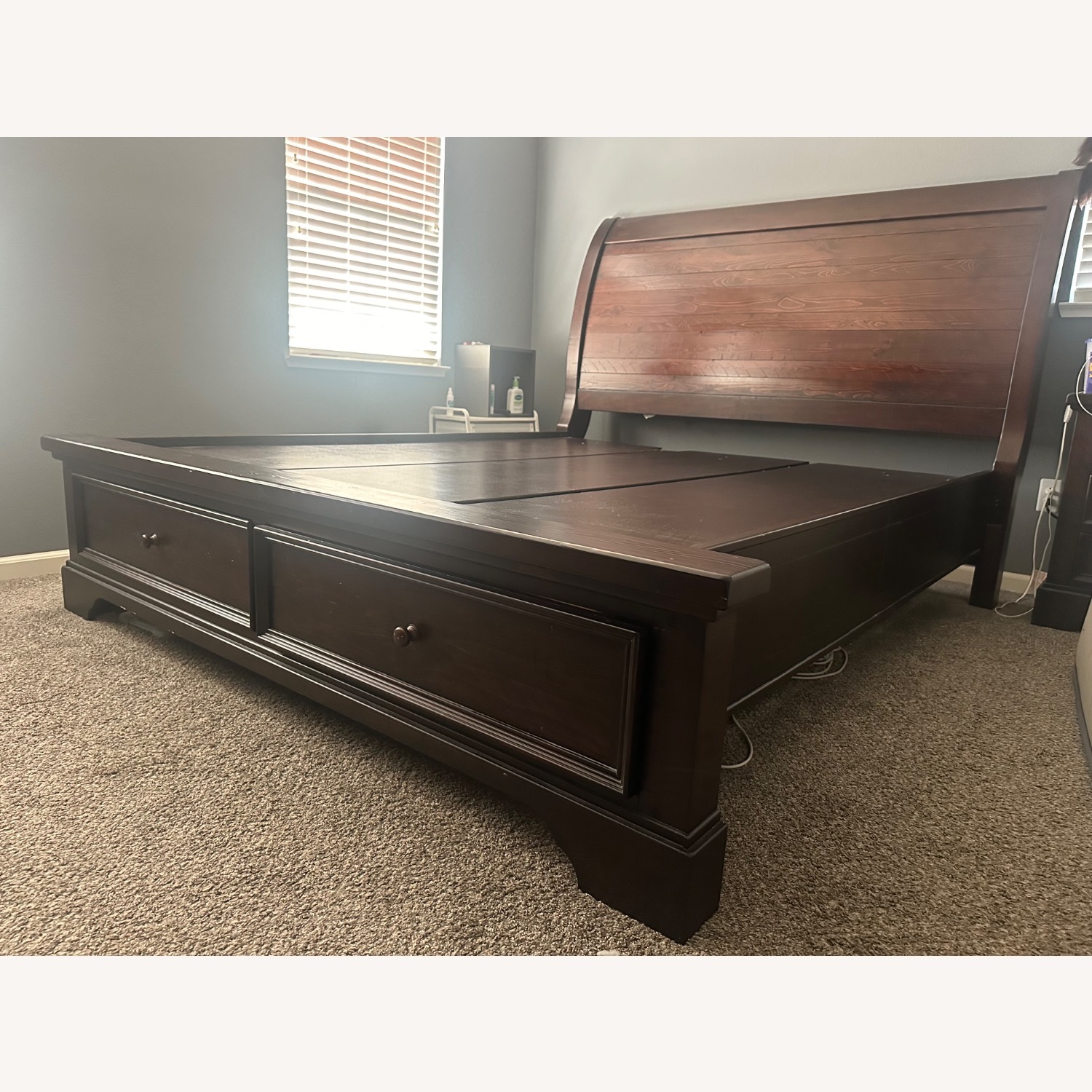 Aspen Home Dark Brown Wood King Bed - image-2
