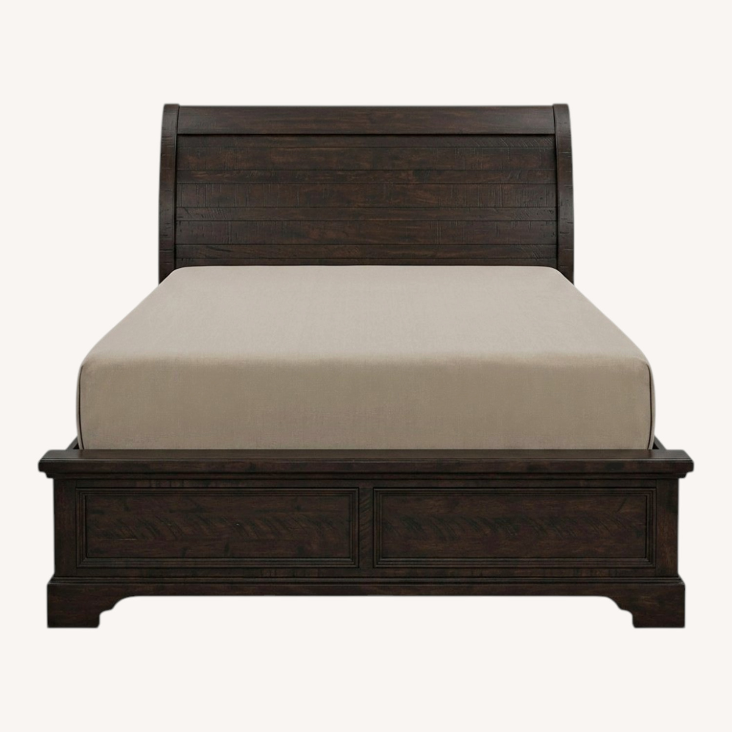 Aspen Home Dark Brown Wood King Bed - image-0